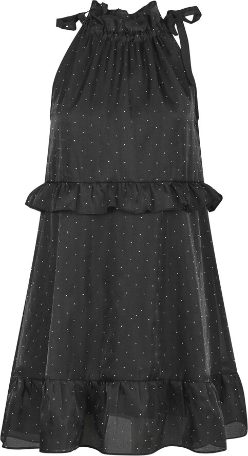 Neo Noir Rida Bedazzled Dress Black