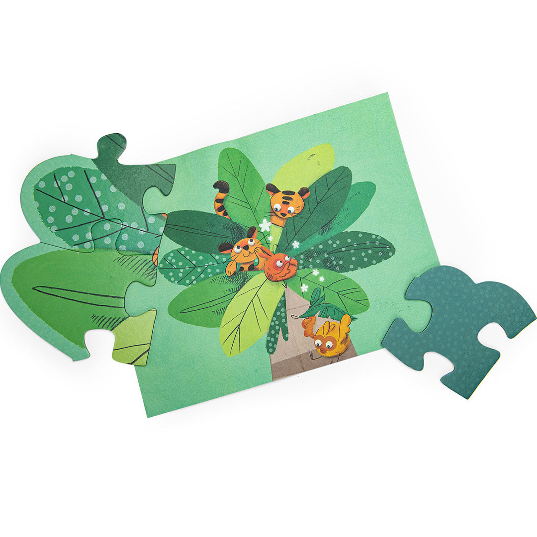 Moulin roty puzzel palmboom dans la jungle - 36st