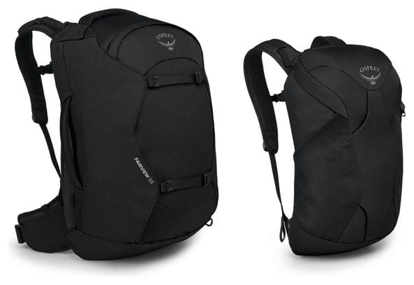 Sac de Randonnée Femme Osprey Fairview 55L Noir