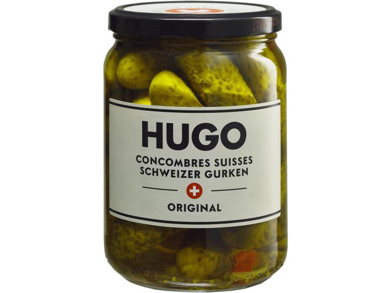 Hugo Reitzel Glas Schweizer Gurken 430 g Schweizer Genuss aus der HUGO Pickles Reihe