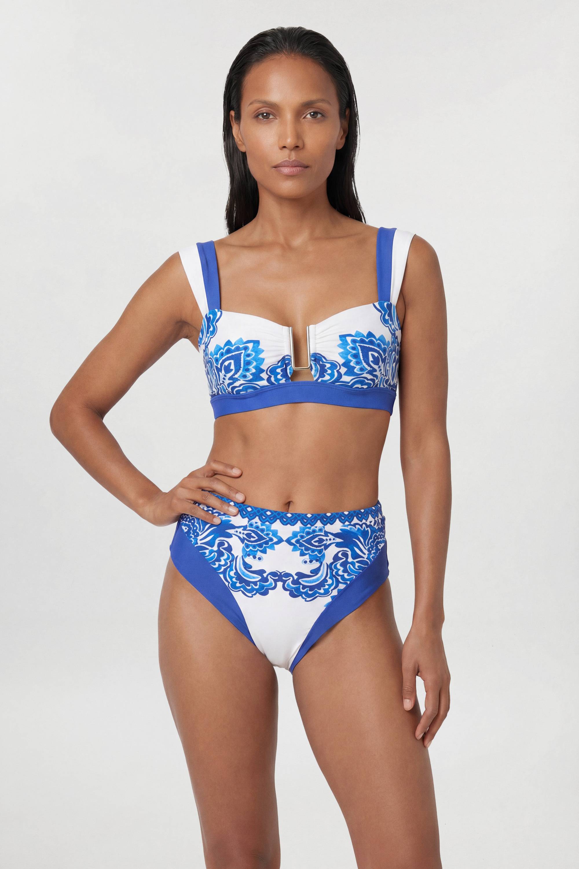 KarenMillen Bas De Bikini À Imprimé Cachemire