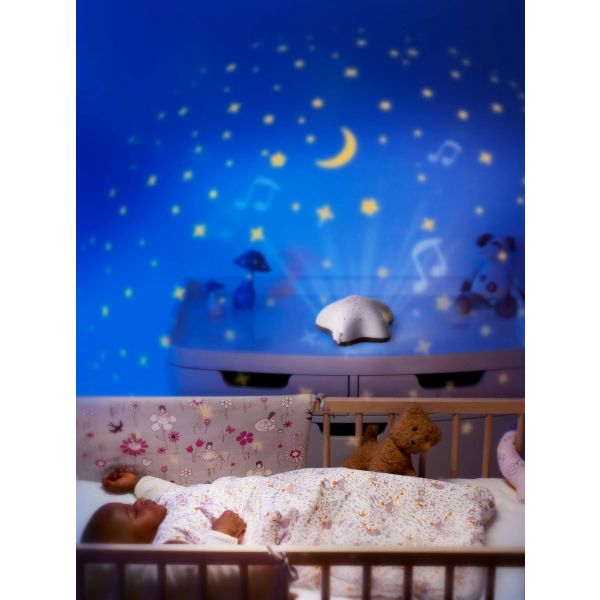 Pabobo Projetor de Estrelas Musical Bege - BB005003