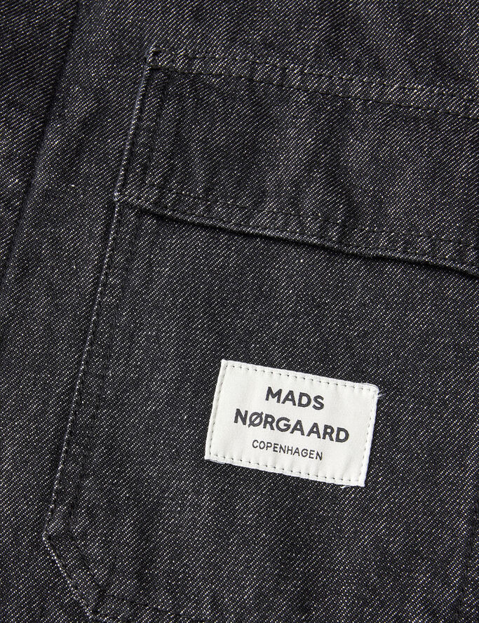 Mads Nørgaard - Copenhagen Dark Denim Johnny Jacket Sort