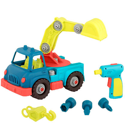 B. toys Auto - Happy Cruiser - Zerlegbar Kran - 31 Teile