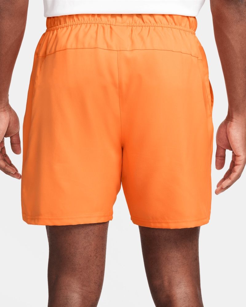 Short de tennis Nike NikeCourt Orange pour homme