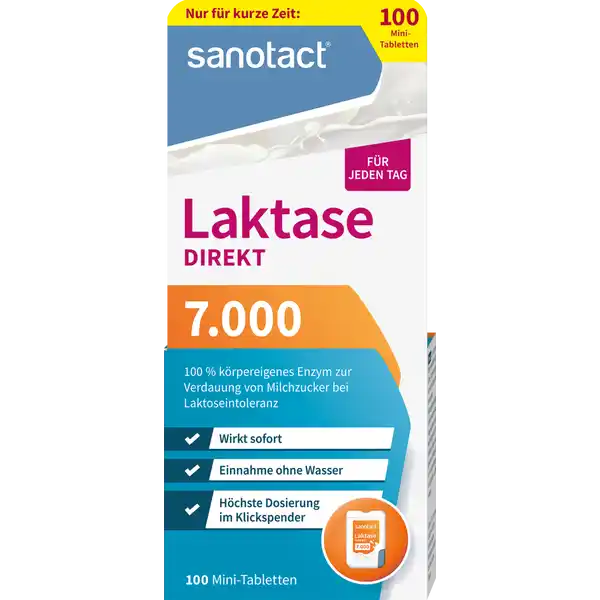Laktase 7.000 Direkt Mini-Tabletten
