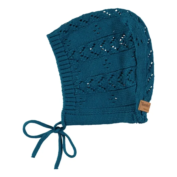 Tocoto Vintage Béguin Coton Bio | Bleu canard