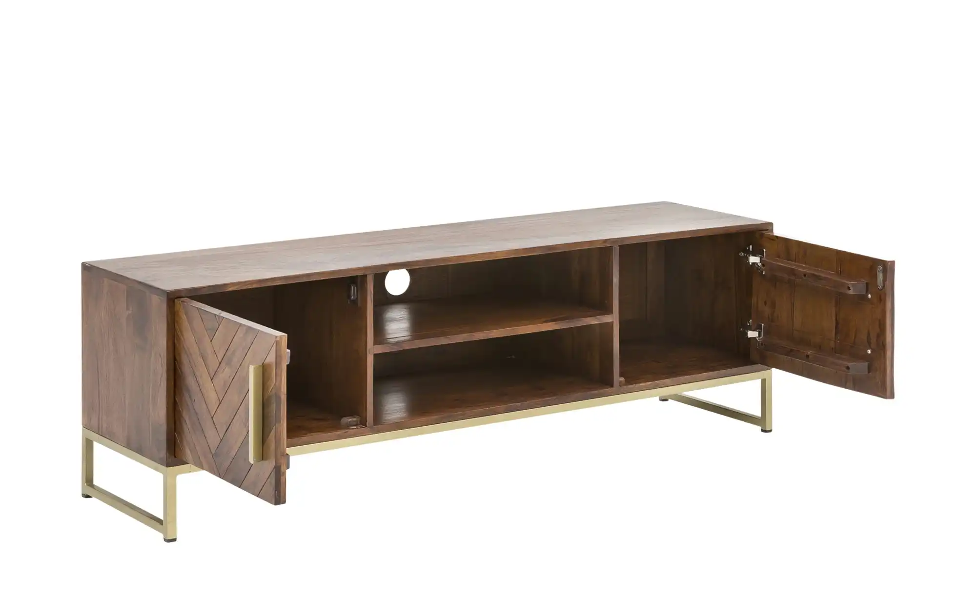 TV-Lowboard aus Massivholz Calatria