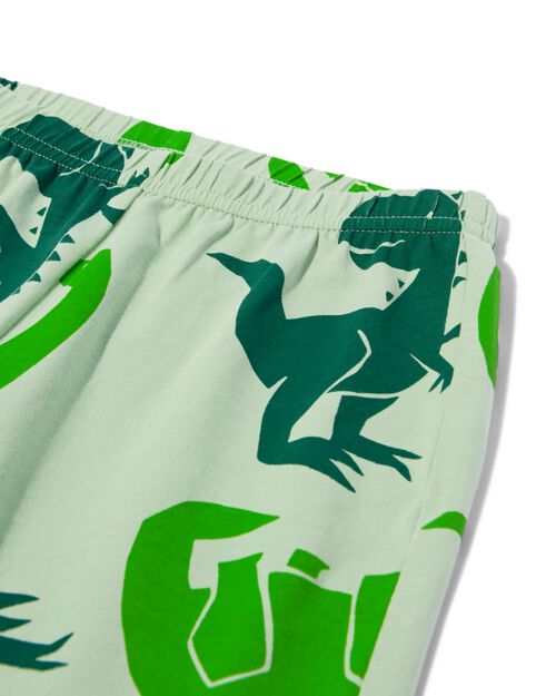 pyjama en coton extensible dino pour enfant vert