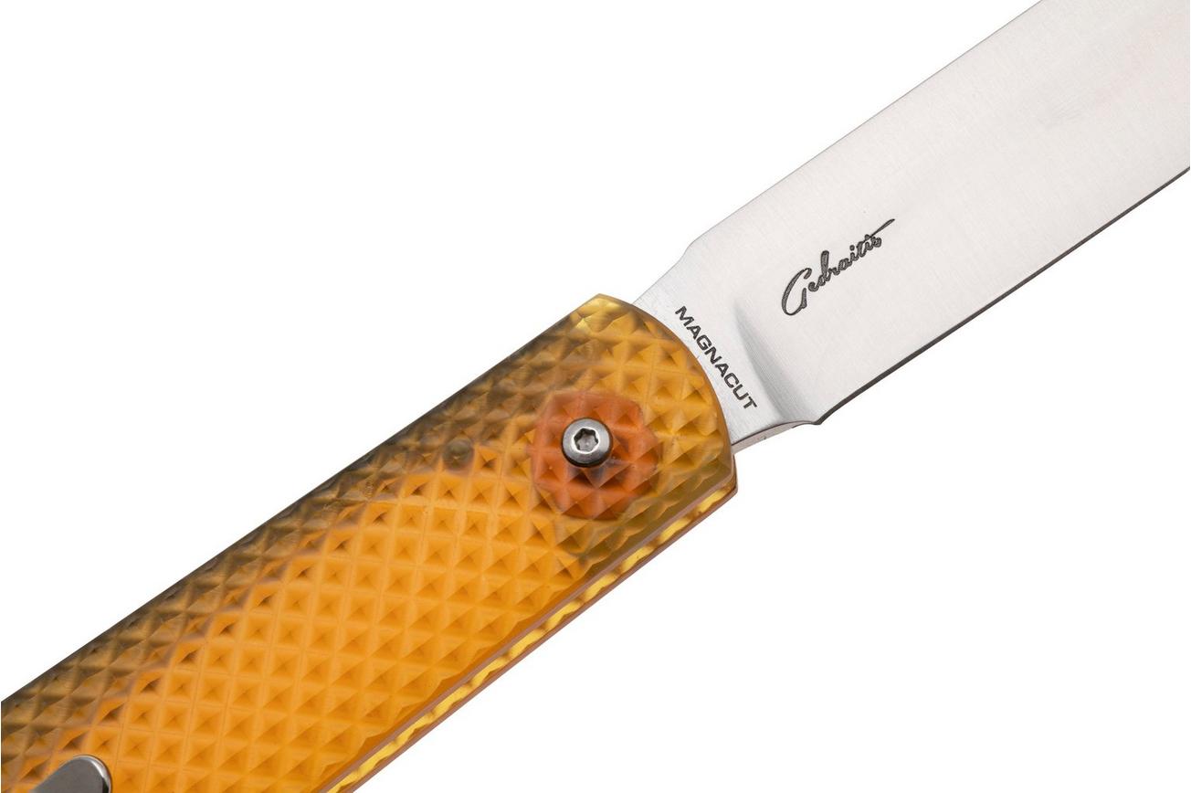 Böker Manufaktur Coffin 112947 Satin MagnaCut, Ultem, slipjoint zakmes, Chuck Gedraitis design