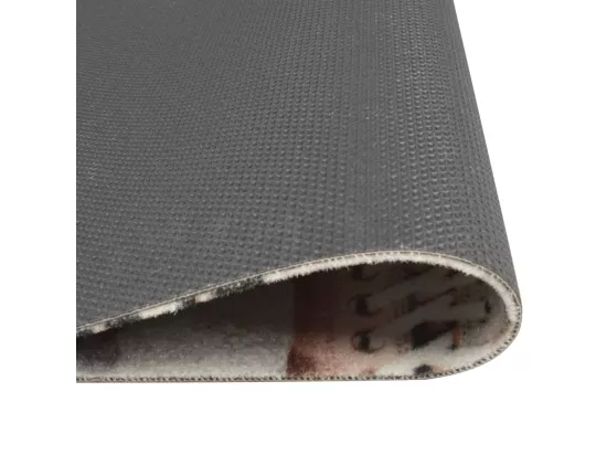Tapis de cuisine lavable impression shoezone 60x180 cm velours