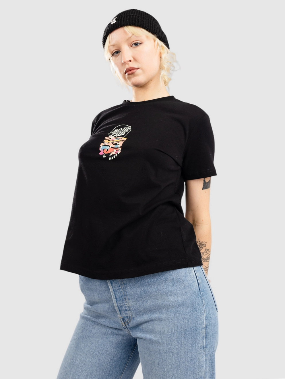Santa Cruz Digi Bloom T-Shirt black