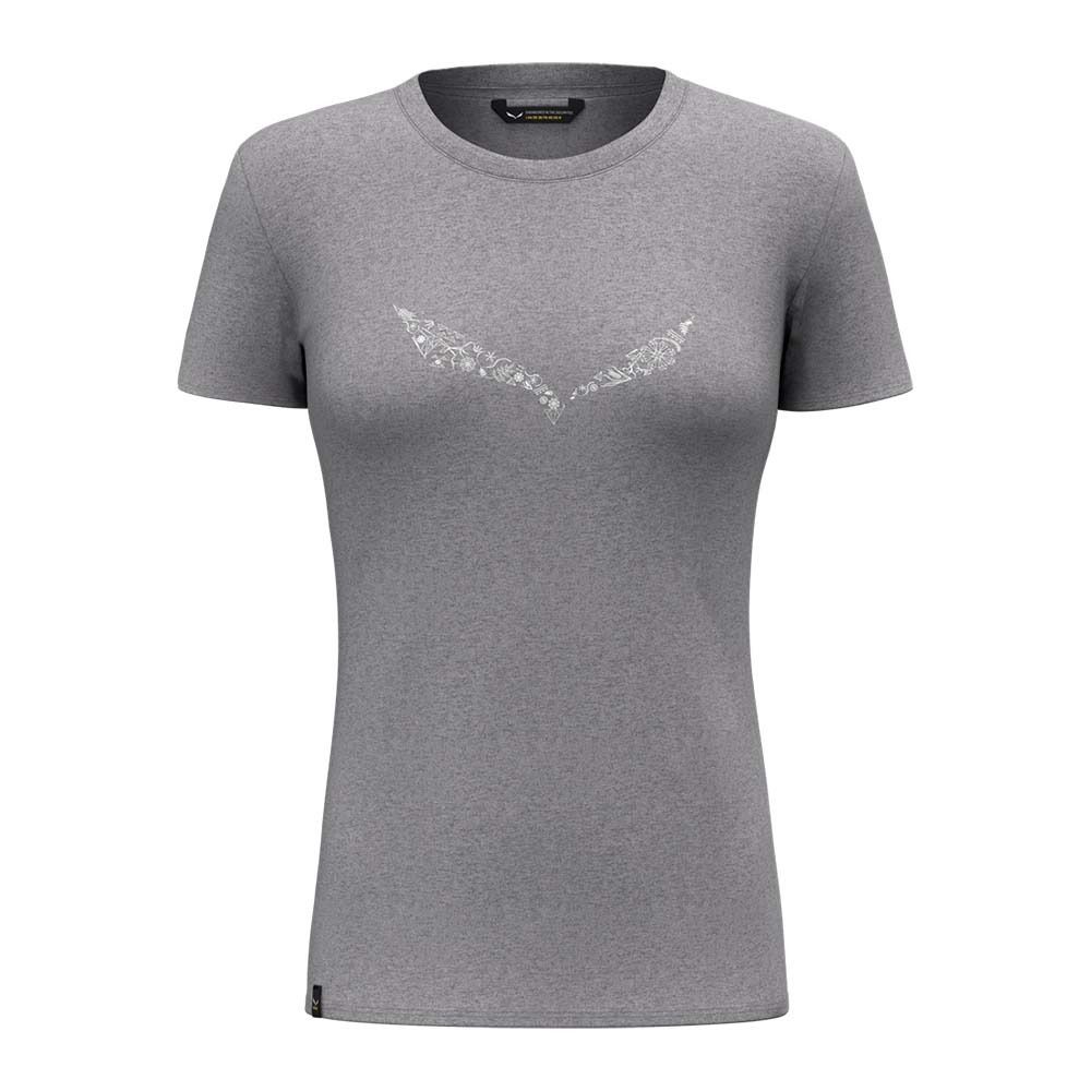 Salewa SOLID DRY - Maillot Femme heather grey