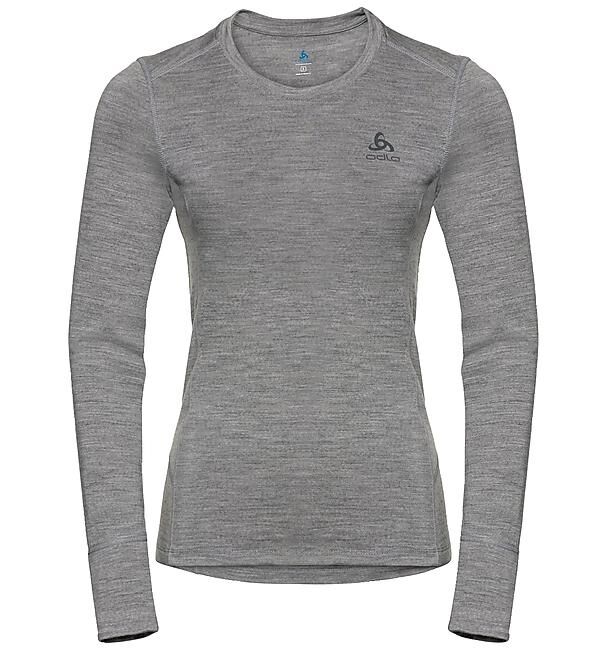 ODLO - T-SHIRT ML NATURAL MERINO WARM CREW NECK W