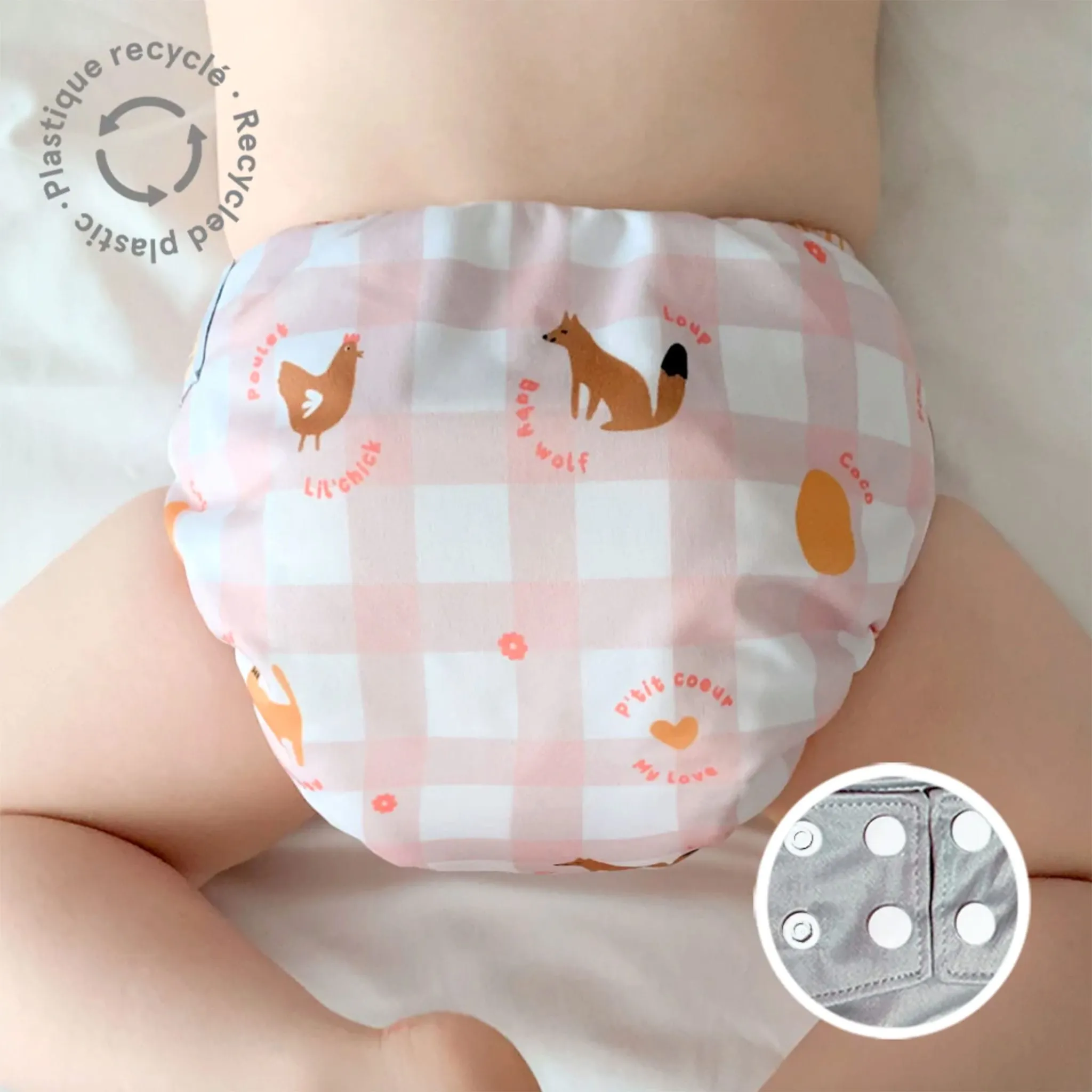La Petite Ourse Couche Lavable 10-35lb - Mots Doux
