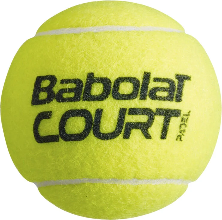 Babolat Court Padel Bolde 3 stk. - 24 rør i kassen. Yellow
