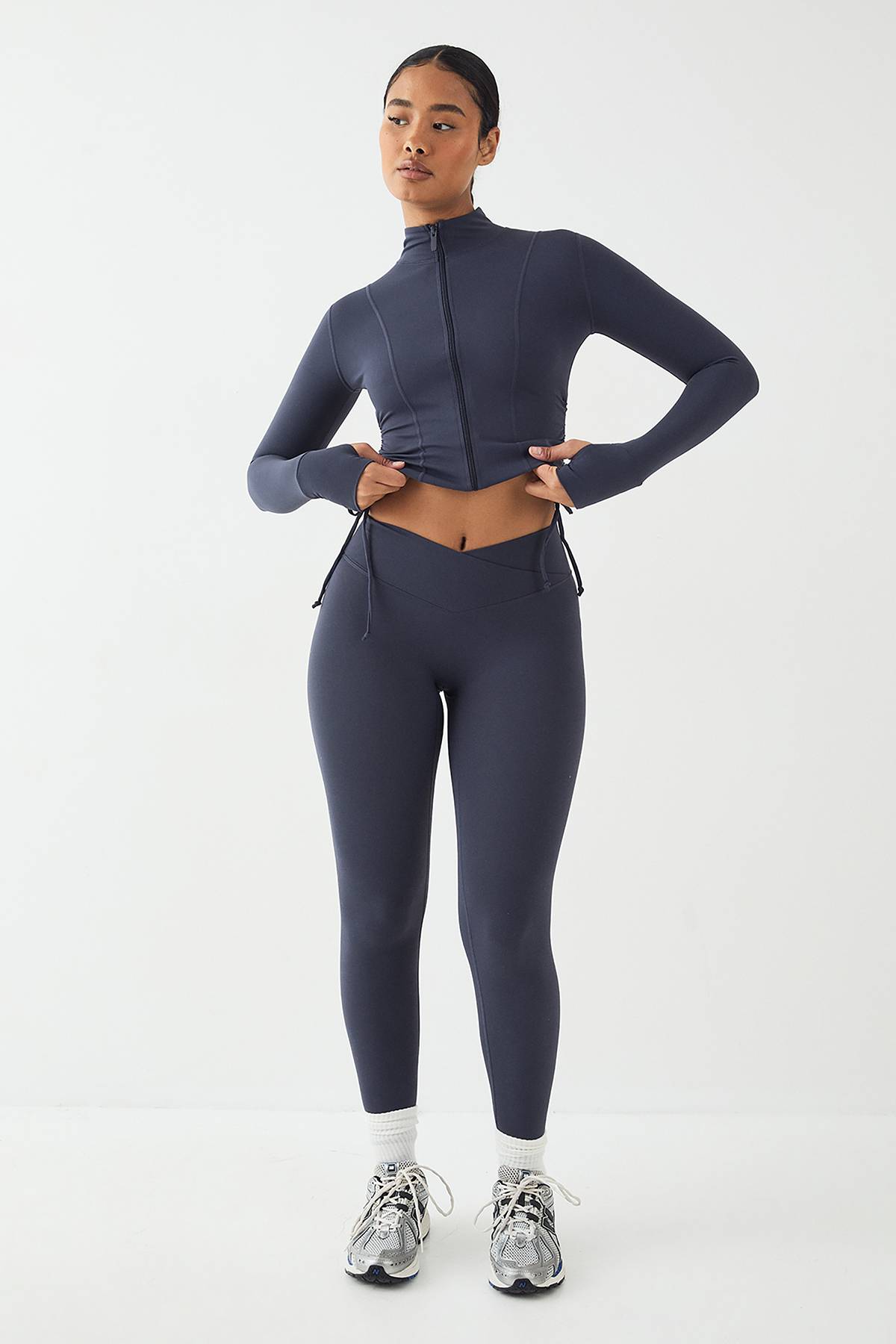 DSGN Studio Legging Taille Haute Ultra Sculptant à Ceinture Croisée