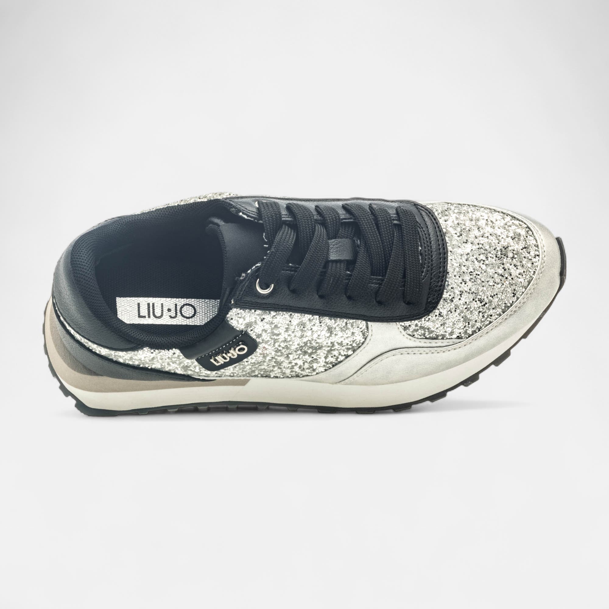Baskets basses Femme argent