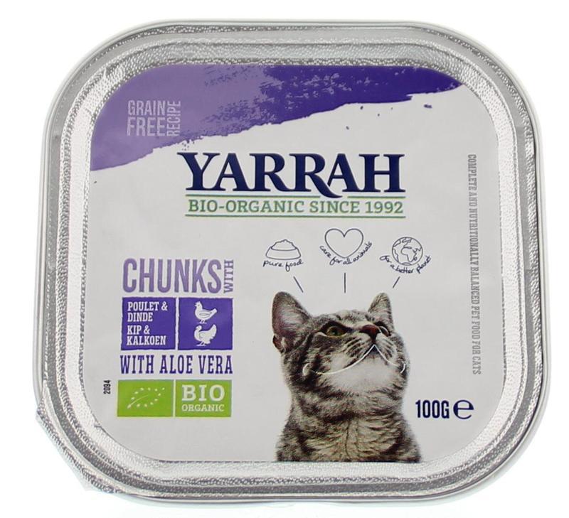 Yarrah Kat alucup kip kalkoen 100g