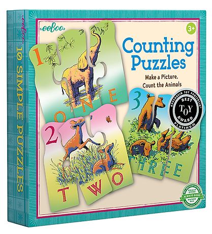 Eeboo Puzzlespiel - Spielen und Lernen - 30 Teile - Auf Englisch