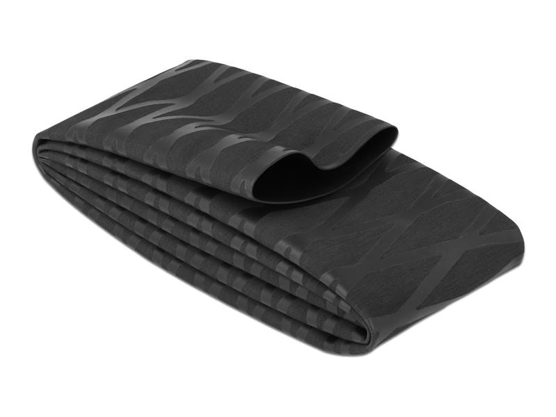 Delock Schrumpfschlauch X-Muster rutschfest 1 m x 50 mm Sch Schrumpfschlauch X-Muster rutschfest 1 m x 50 mm schwarz