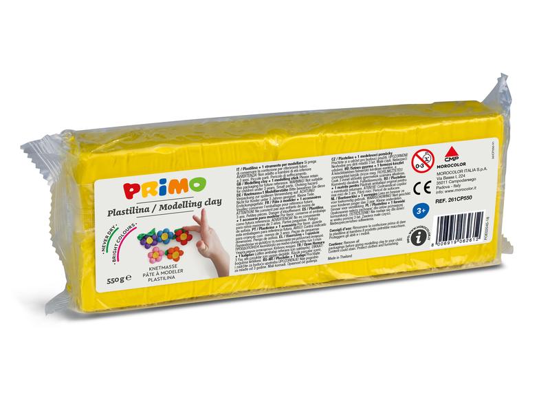 Primo Knetmasse 550 g, Primary Knetblock perfekt um Formen zu gestalten