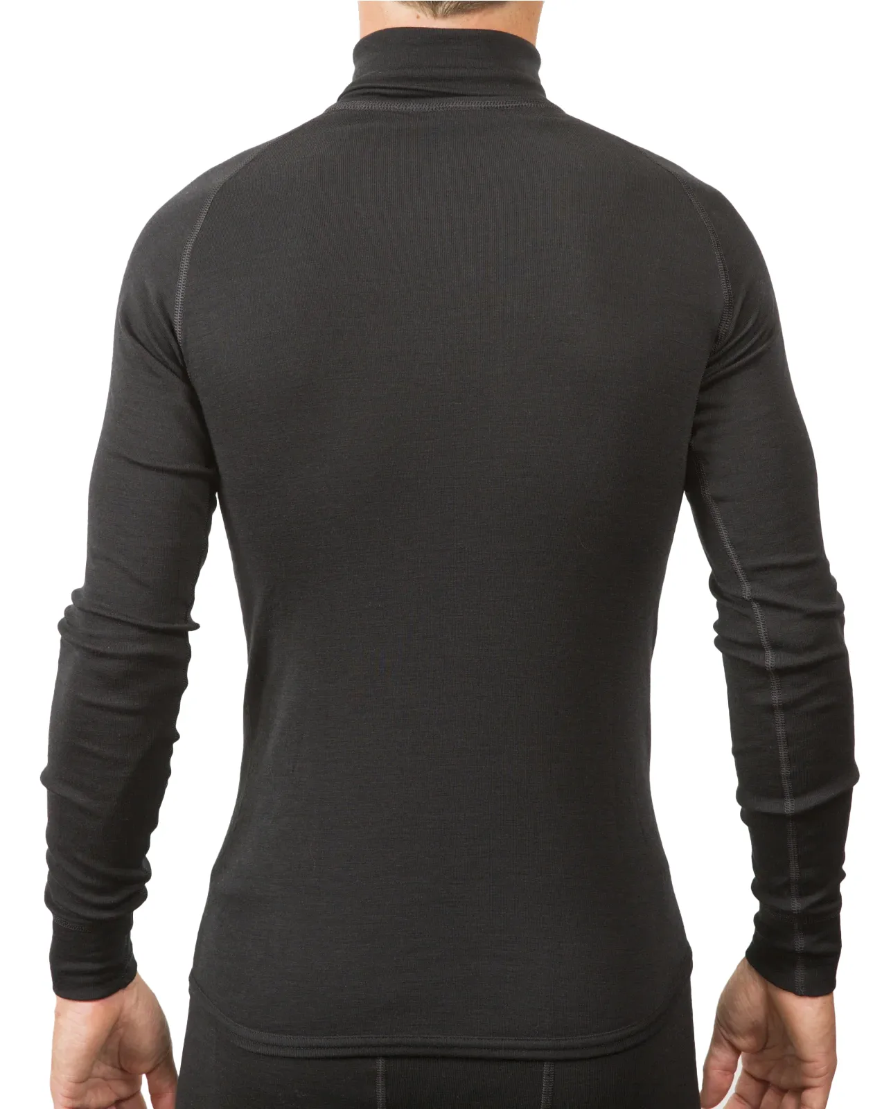 Brynje Unisex Classic Zip Polo Shirt Black