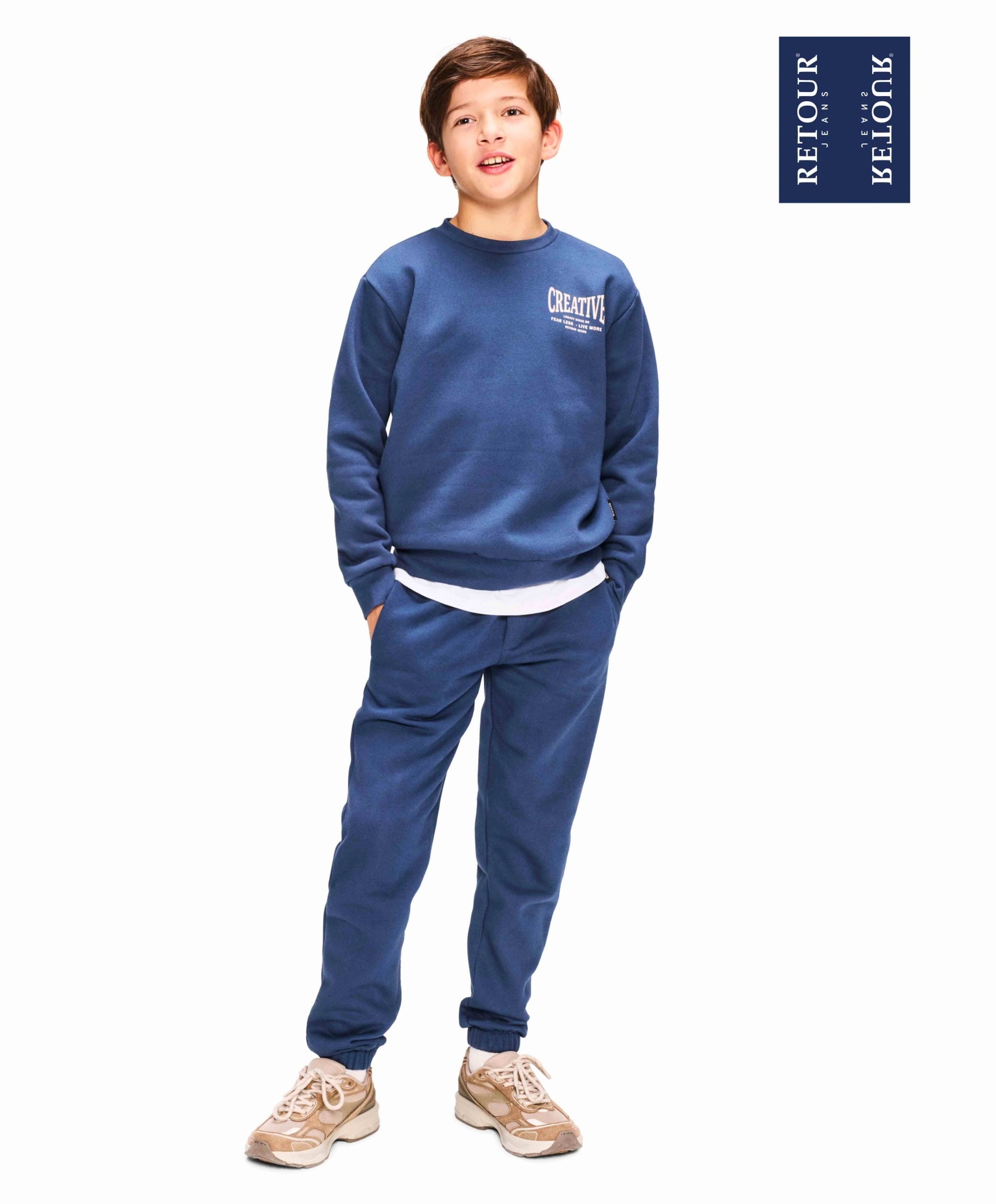 Retour Jongens trui blauw