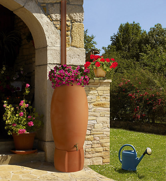 Récupérateur d'eau Belli terre cuite 235L