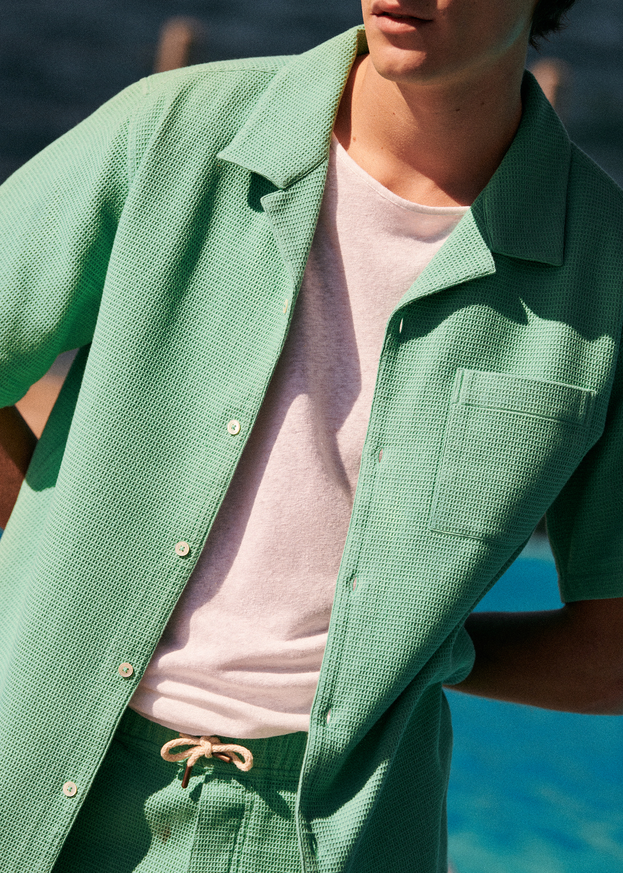Chemise Lugano - Vert Menthe - POUR LUI 5906592