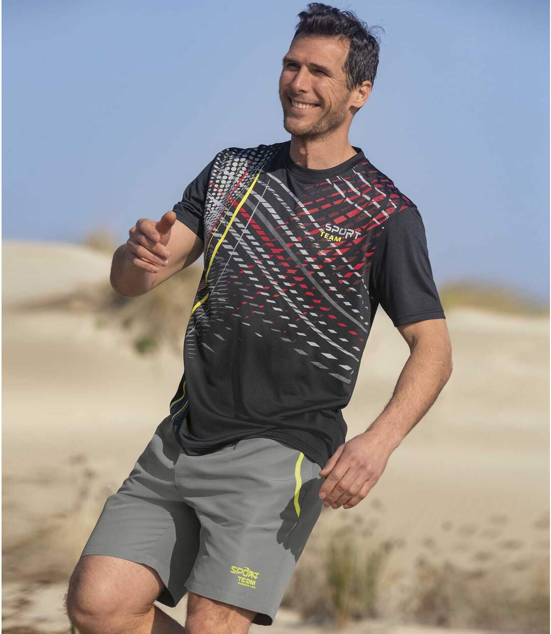 Lot de 2 Shorts Microfibre Running Line