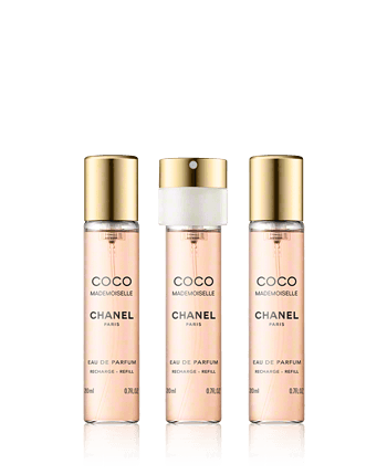 Chanel Coco Mademoiselle edp purse spray refill 3x20ml