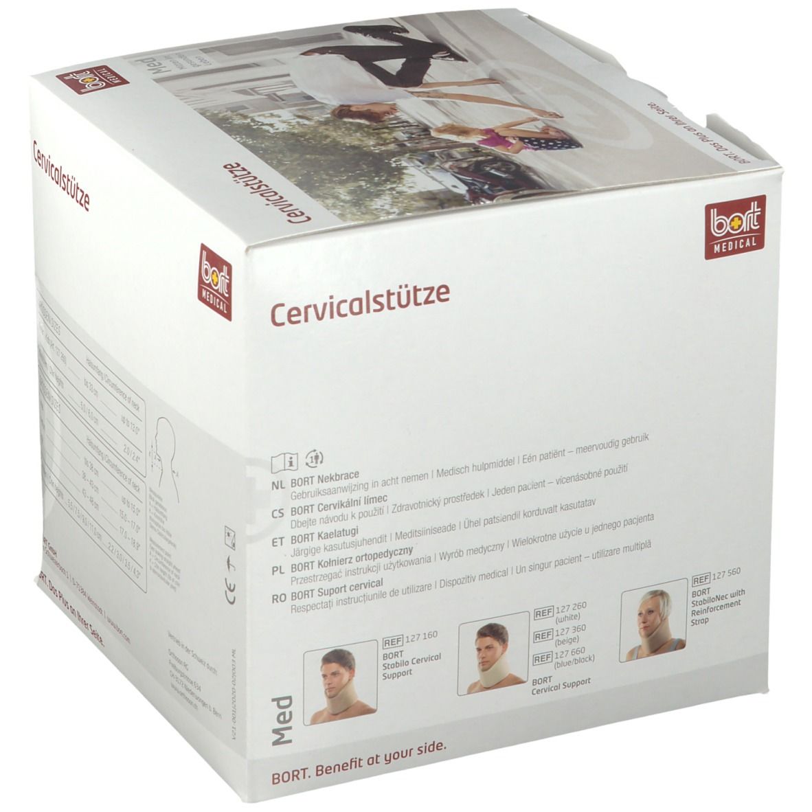 BORT Cervikalstütze 9 cm Gr. M haut