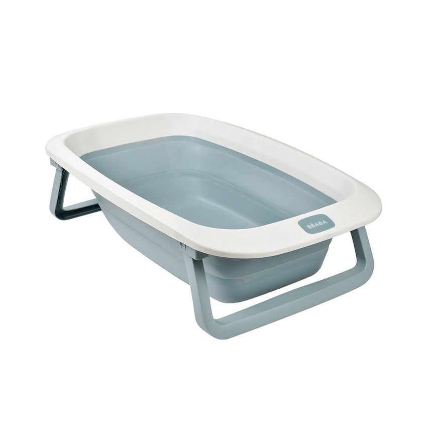 Baignoire pliable Eazy Pop Camélé'O Bleu Baltique - Ecru