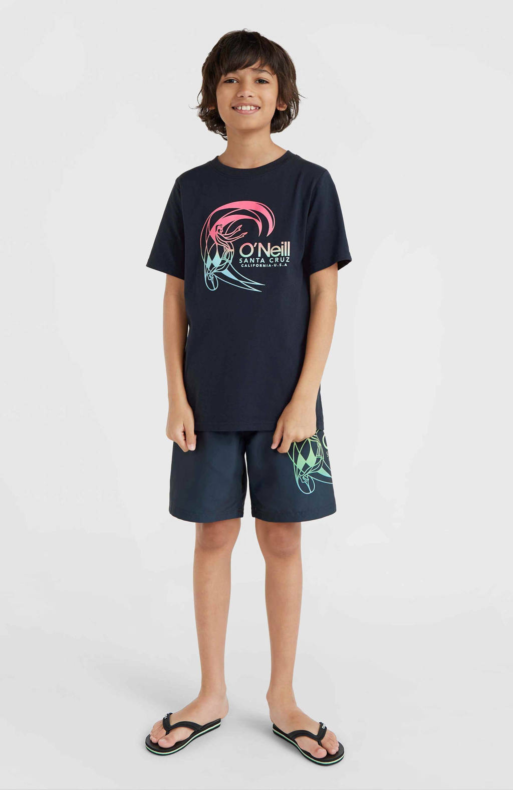 O'Neill T-shirt met printopdruk donkerblauw