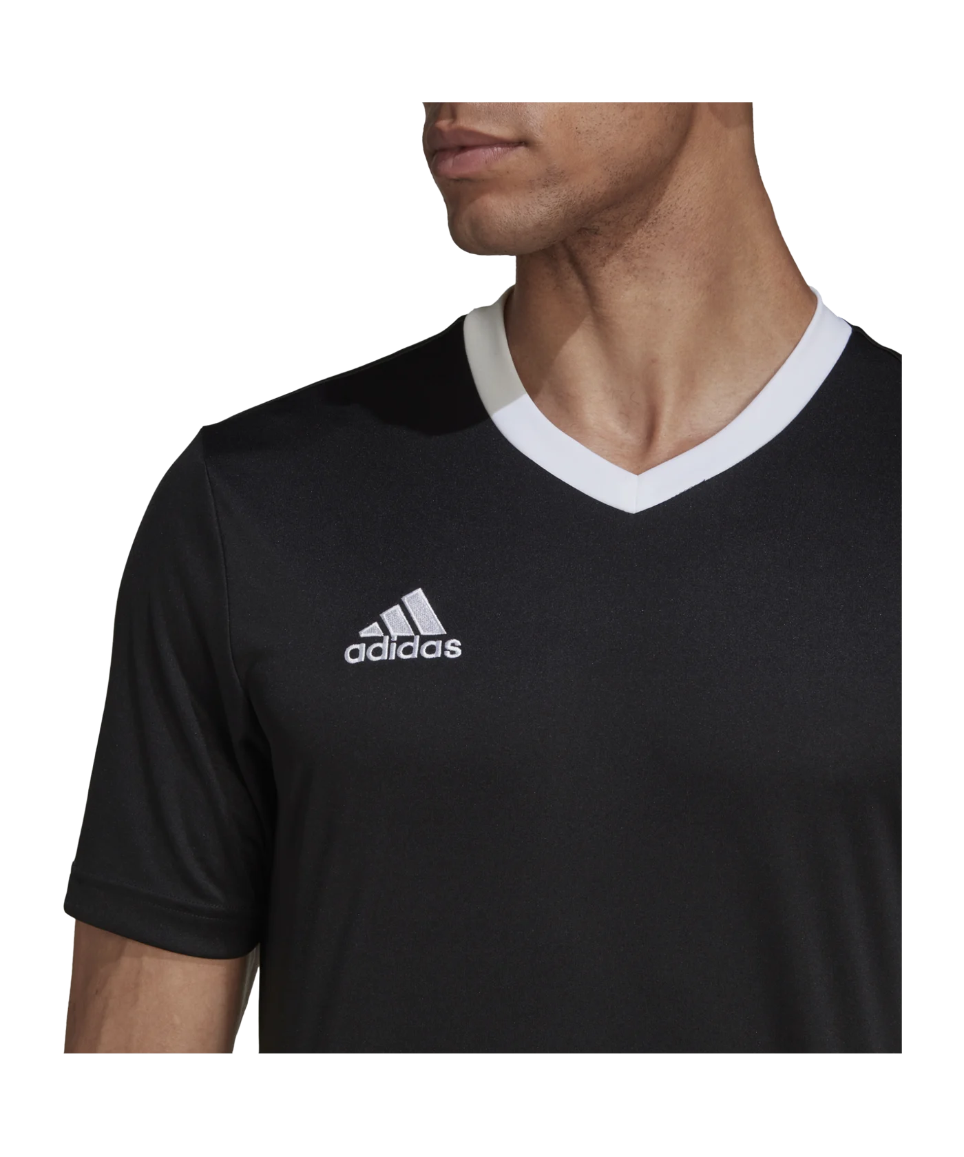 adidas Entrada 22 Trikot Schwarz Weiss