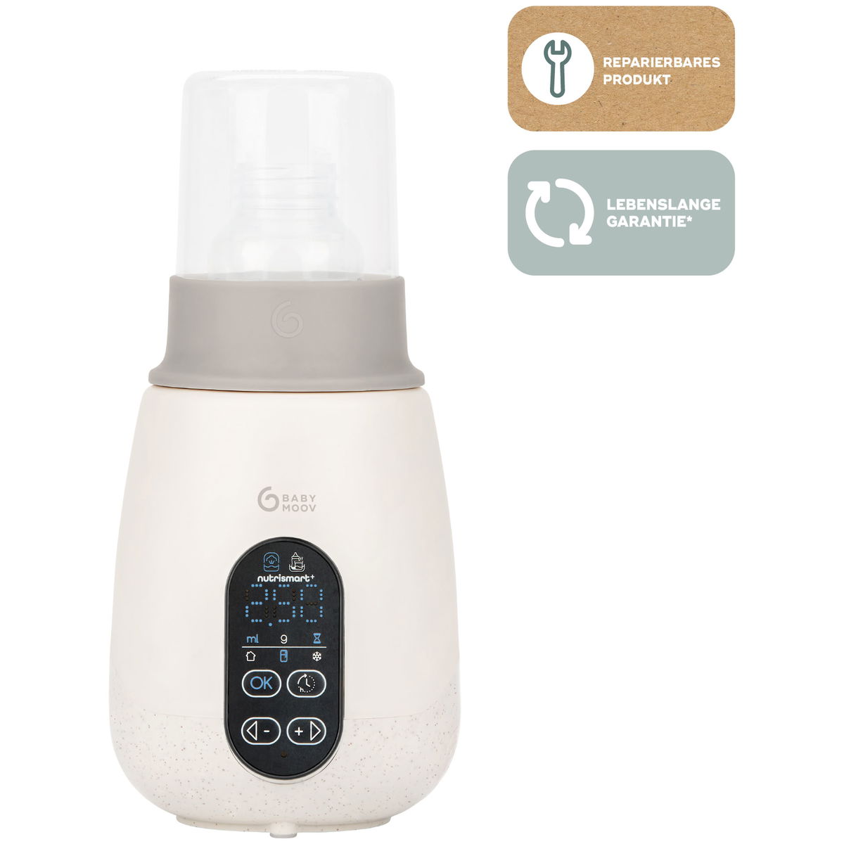 BabymoovBabymoov   NutriSmart Plus Flaschenwärmer mineral beige