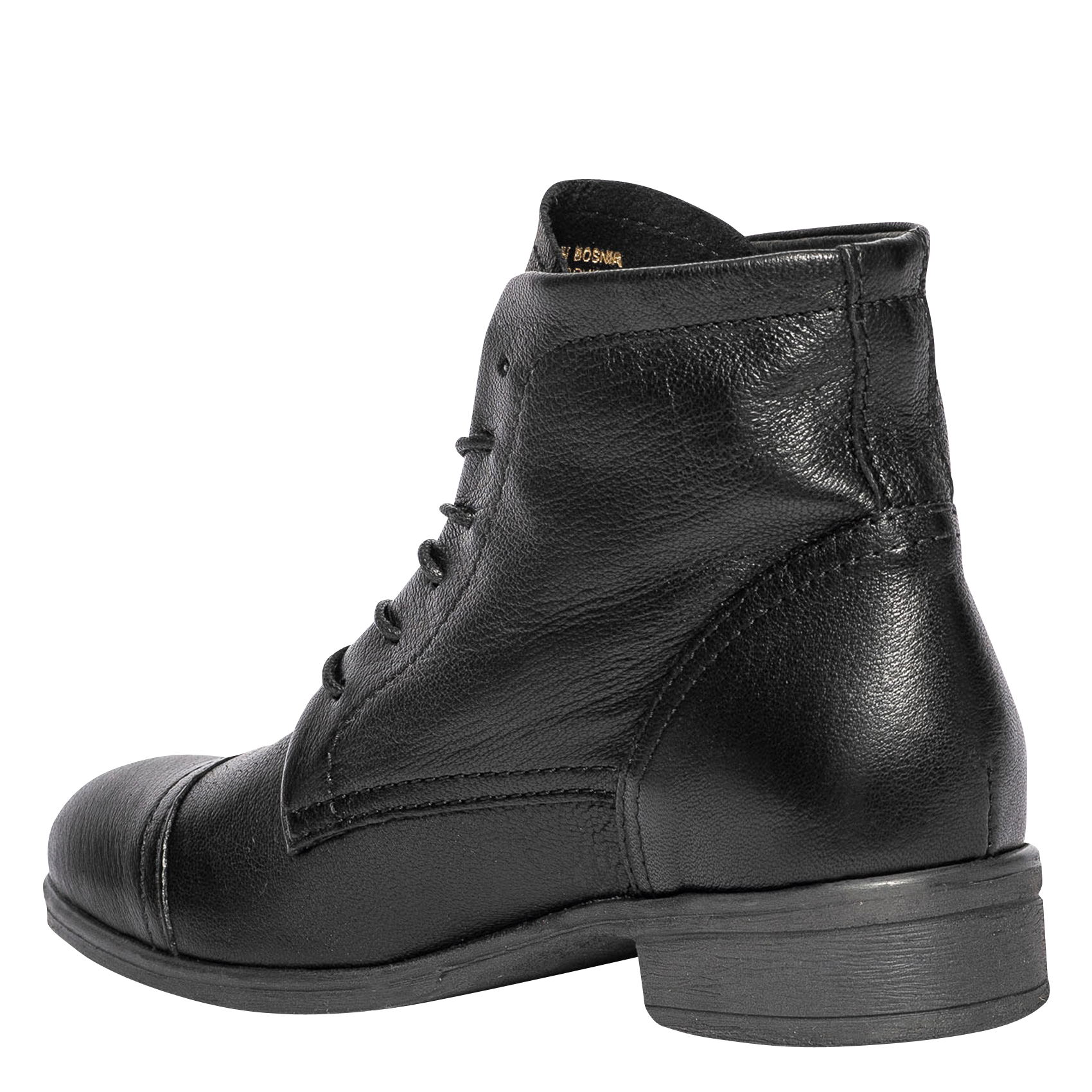 TIAGO - Boots fourrées en cuir | Noir
