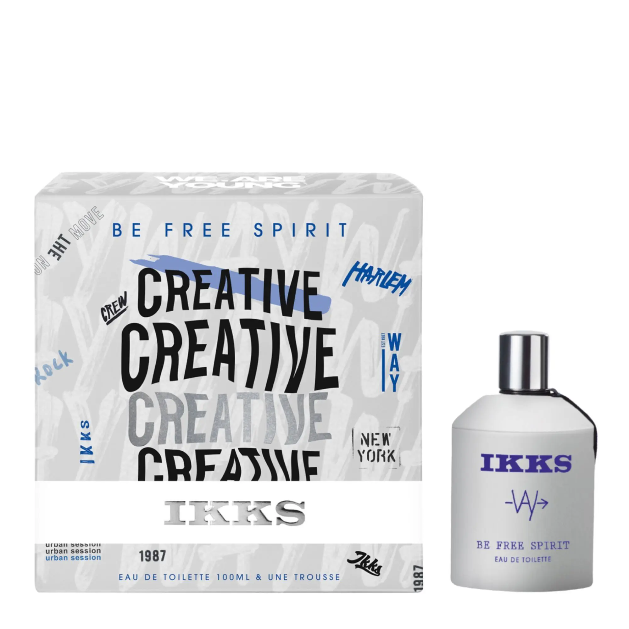 IKKS - Coffret Be Free Spirit Creative Eau de Toilette & Trousse de Toilette- Coffret enfant