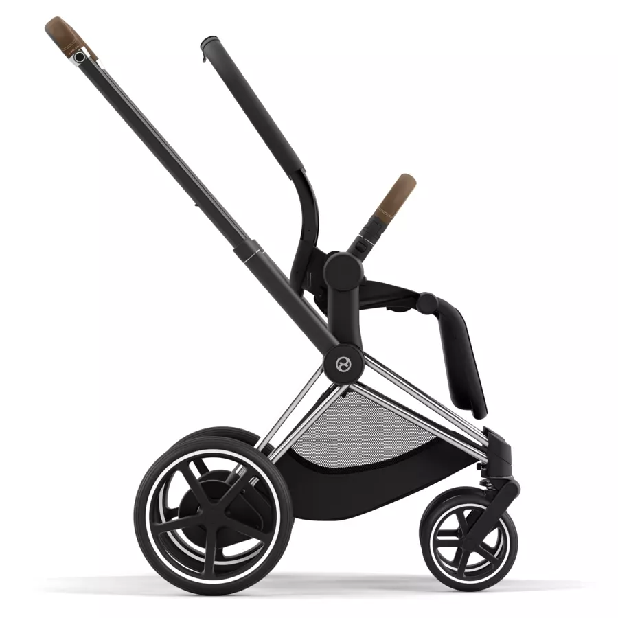 cybex PLATINUM Gestell New e-Priam Chrome Brown inklusive Sitzrahmen