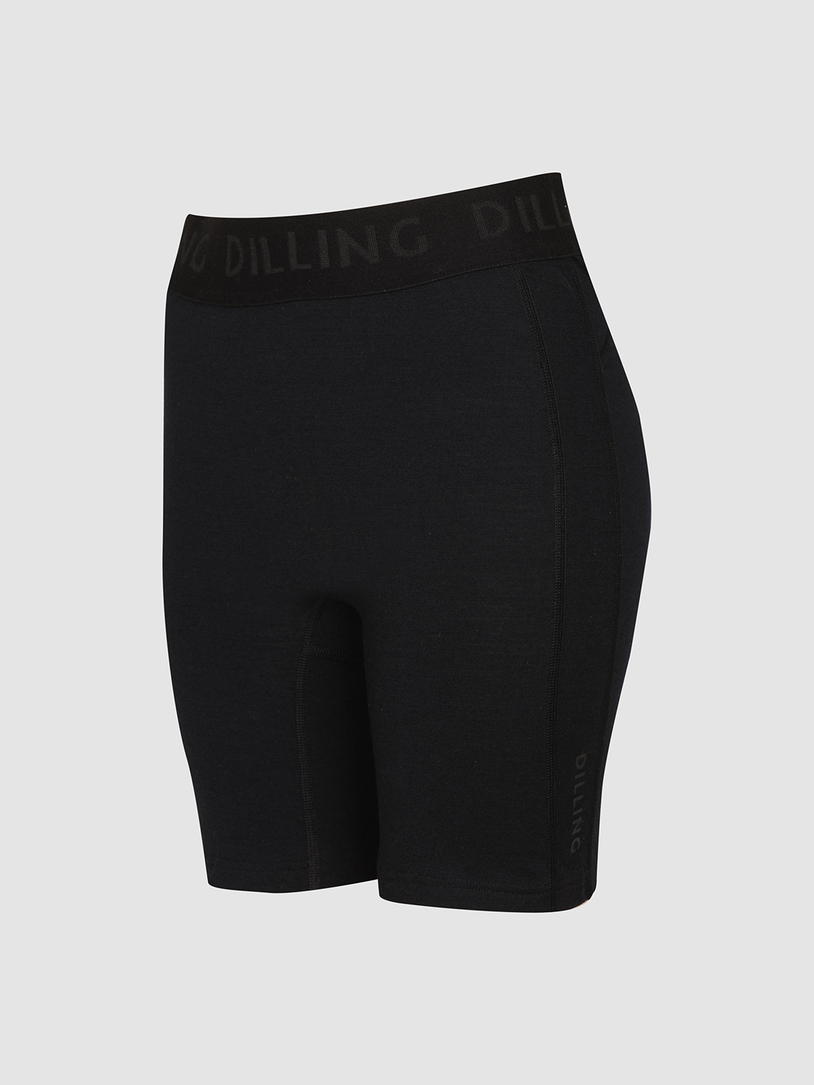 Shorts van merinowol voor dames in Zeemist