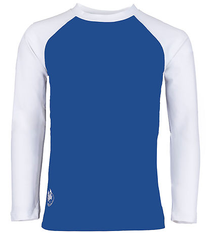 Petit Crabe Badeshirt - Raglan - UV50+ - Sapphire/White