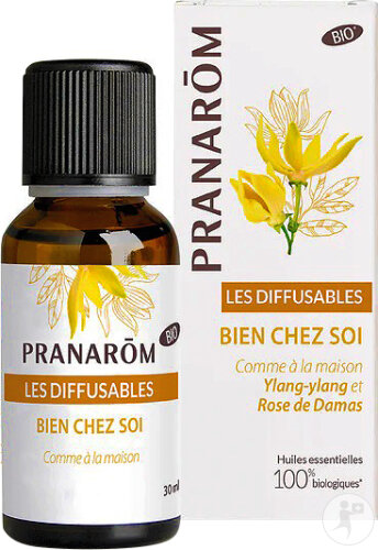 Pranarôm Les Diffusables Bien Chez Soi Avec Ylang-Ylang Et Rose De Damas Bio Flacon 30ml