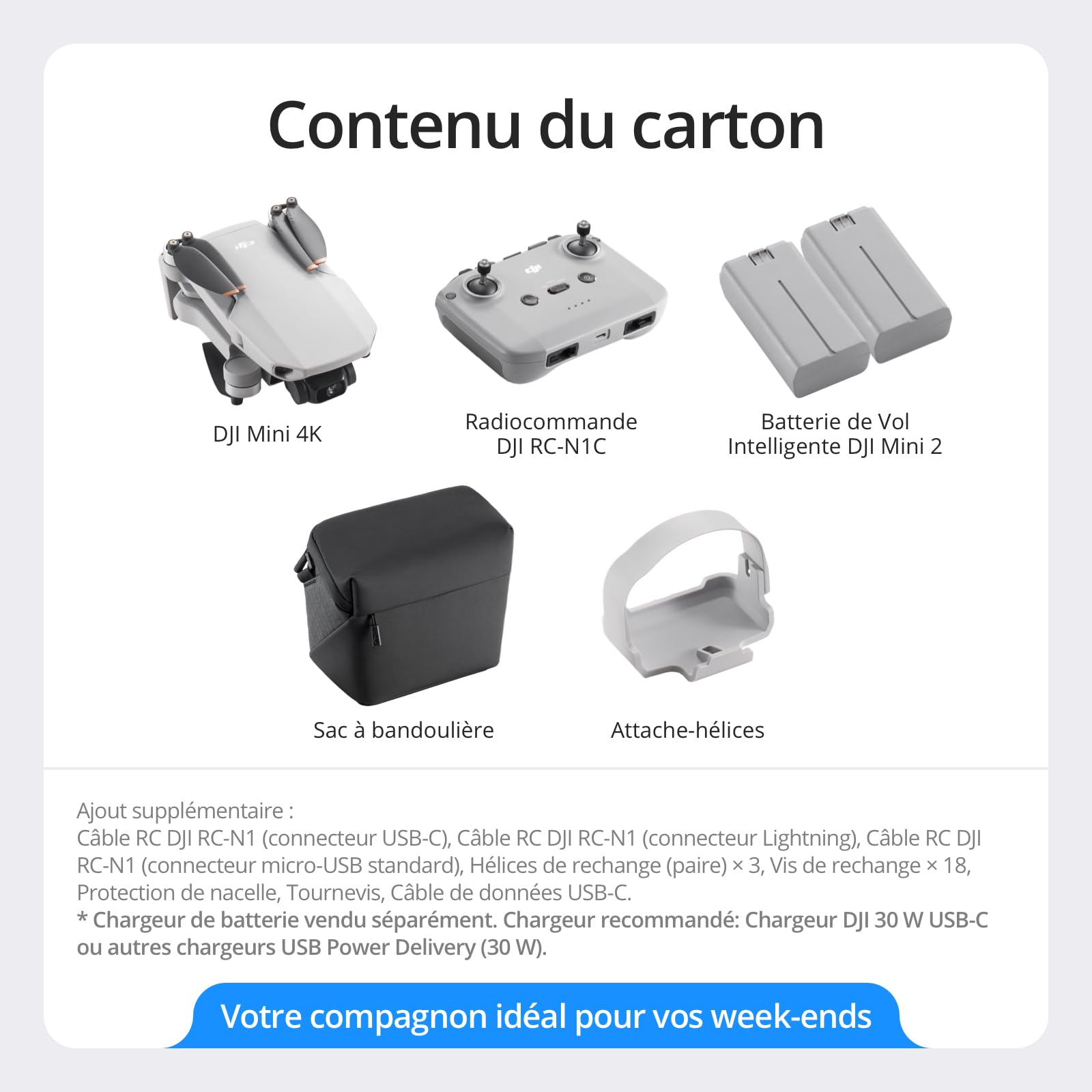 Bundle Drones Caméra Mini 4K, Drone Caméra 4K UHD pour Adultes, < 249 g, Stabilisation de la Nacelle à 3 Axes, Transmission Vidéo sur 10 km, Deux Batt