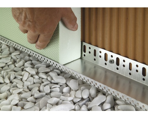 CATNIC aluminium basisprofiel voor isolatie 40 mm 2500 x 43 mm