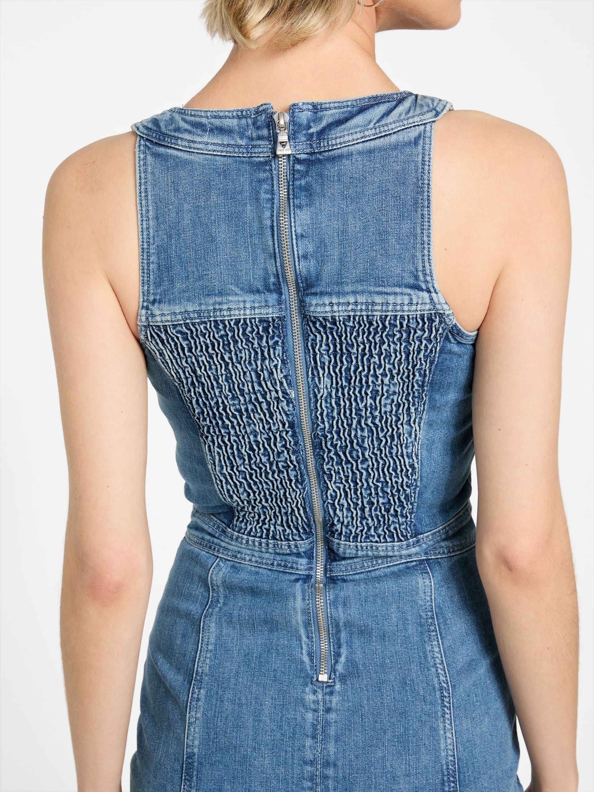 Vestido midi jeans Lisbeth