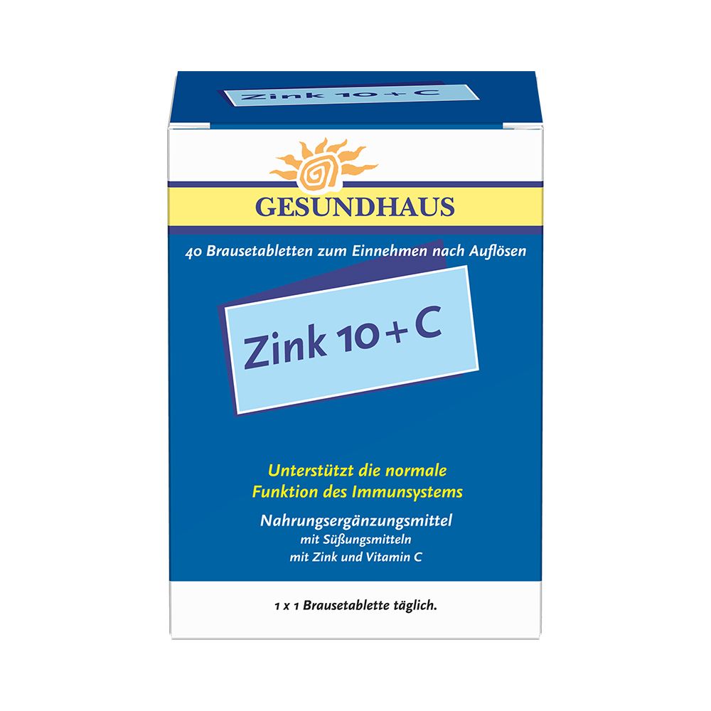 Zink 10 + C Brausetabletten