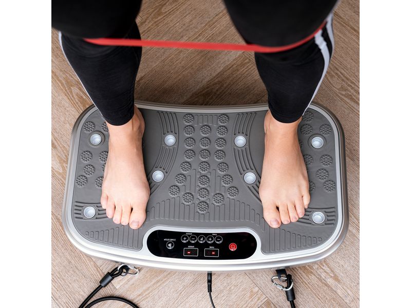 Bodi-Tek Vibrationstrainer Exercise Pro Vibrationstrainer mit 10 Programmen und 100 Intensitätsstufen