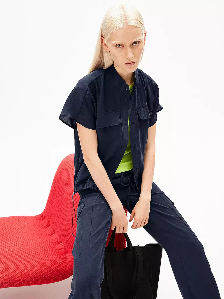 ARMEDANGELS Bluse BAHAAREH dunkelblau