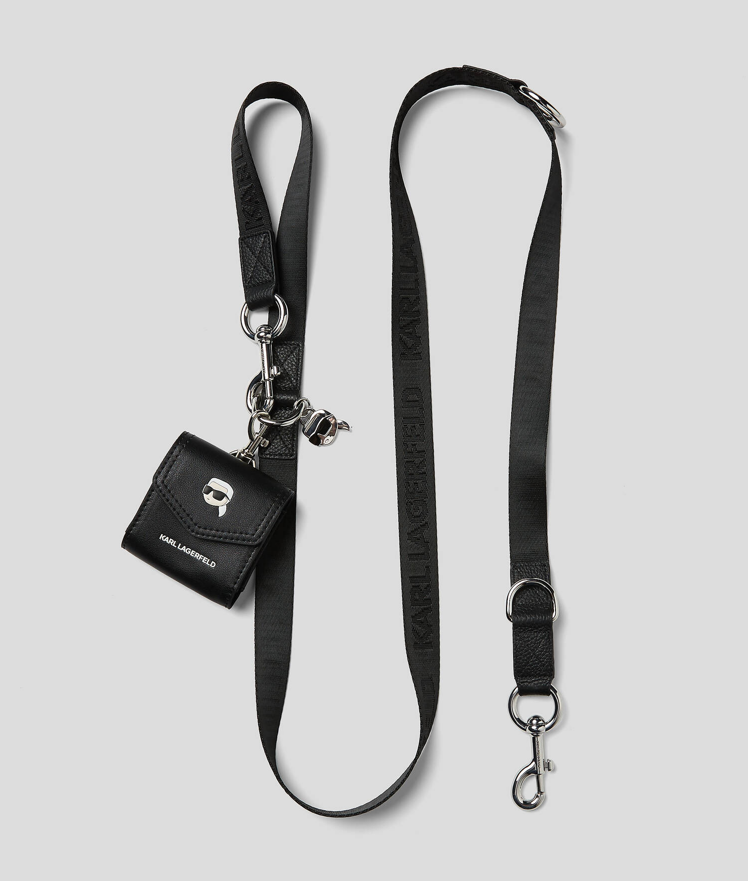 LAISSE ET POCHETTE K/PET - Noir